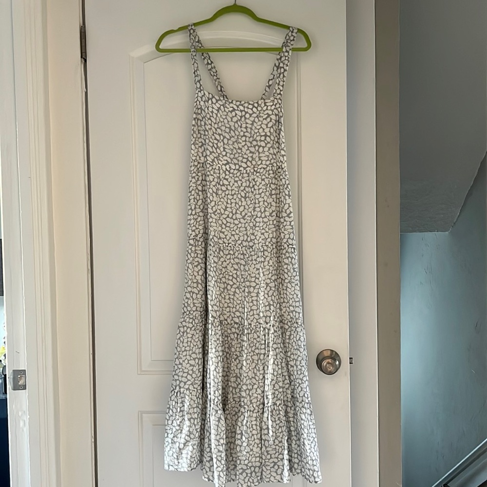 Tiered Trapeze Midaxi Dress